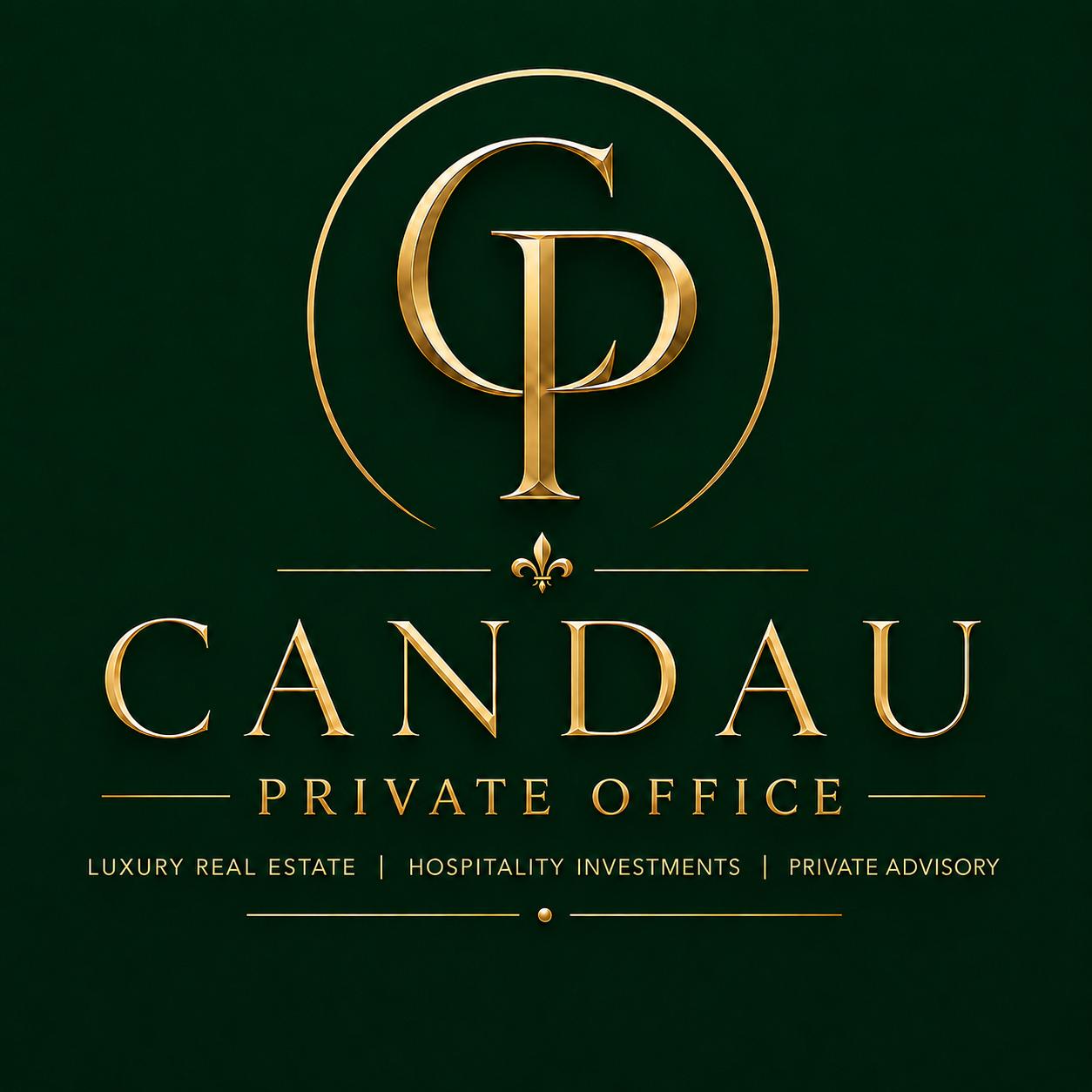 Logo Candau Private Office, agence immobilière de luxe à l'Île Maurice